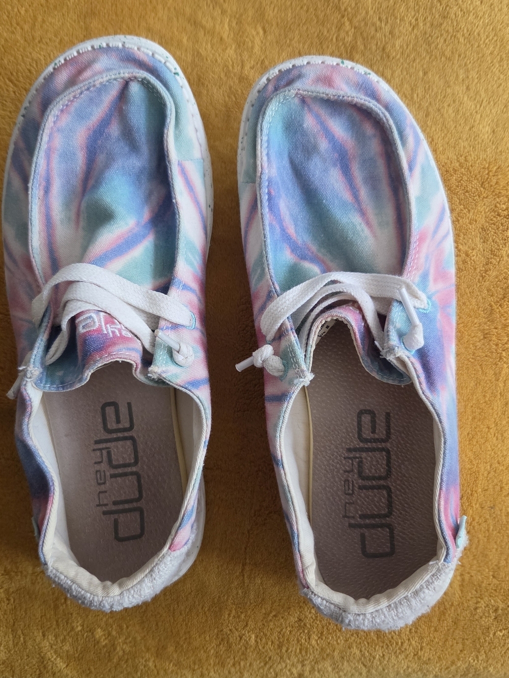 Hey Dude Women's Wendy Tie-Dye Shoes Size 8